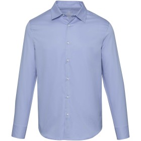 Chemise en sergé homme CitrineCouleur:Bleu clair