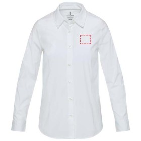 Chemise en popeline femme CarnelianCouleur:Blanc