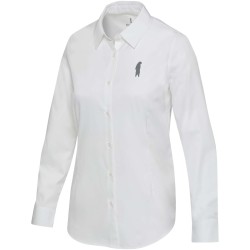 Chemise en sergé femme CitrineCouleur:Blanc