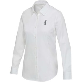 Chemise en sergé femme CitrineCouleur:Blanc