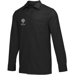 Chemise unisexe en velours côtelé AlumCouleur:Noir