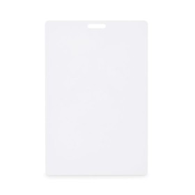 Badge lanyard 120 x 80mmCouleur:Blanc