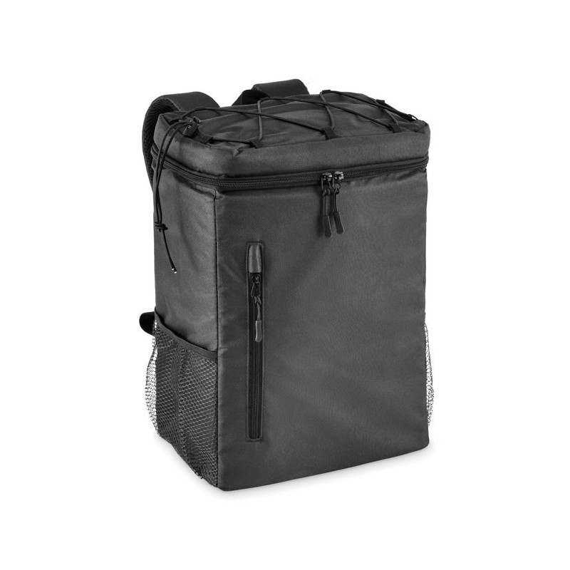 Sac à dos isotherme 600D RPETCouleur:Noir