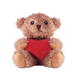 Petit ours peluche avec cœurCouleur:Rouge