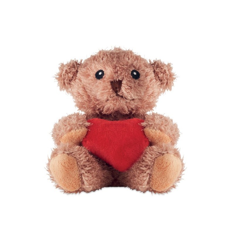Petit ours peluche avec cœurCouleur:Rouge