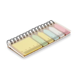 Bloc-notes et marqueurs en PPCouleur:Beige