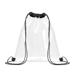 Sac à cordon transparentCouleur:Noir