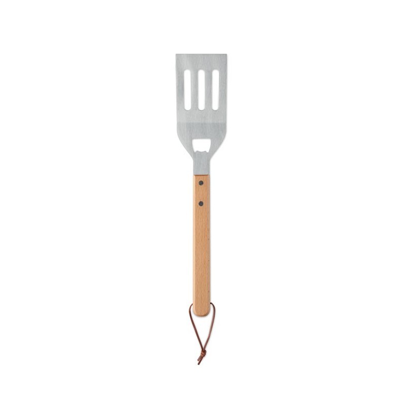 Spatule pour barbecue en hêtreCouleur:Bois