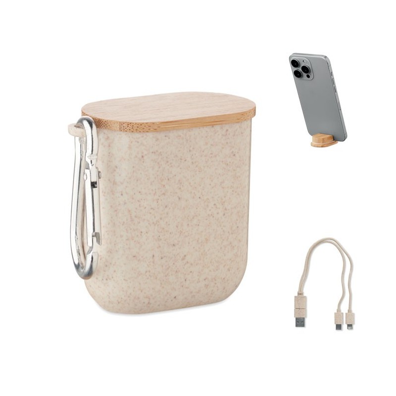 Set de câbles dans un boîtierCouleur:Beige