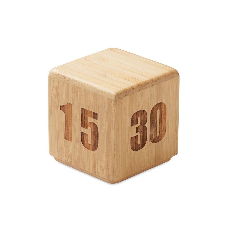 Minuteur en bambouCouleur:Bois