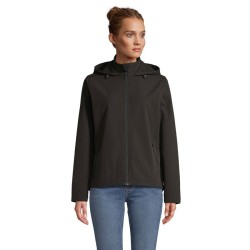 RACE HOODED WOMEN VESTECouleur:Noir