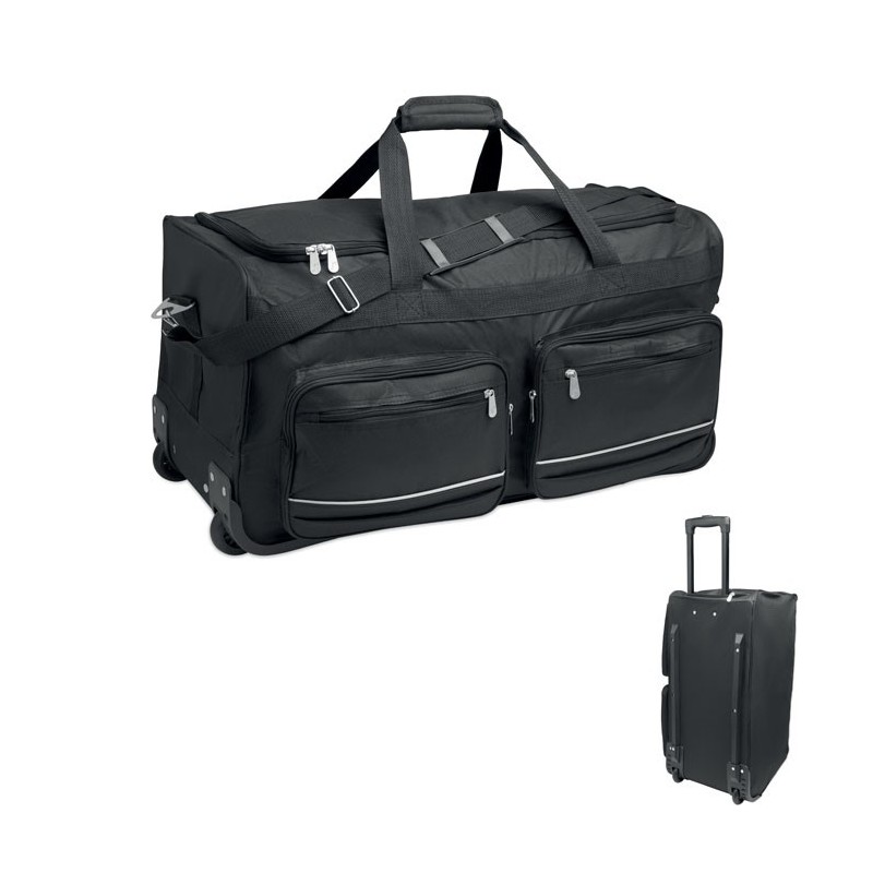 Sac de voyage trolley RPETCouleur:Noir