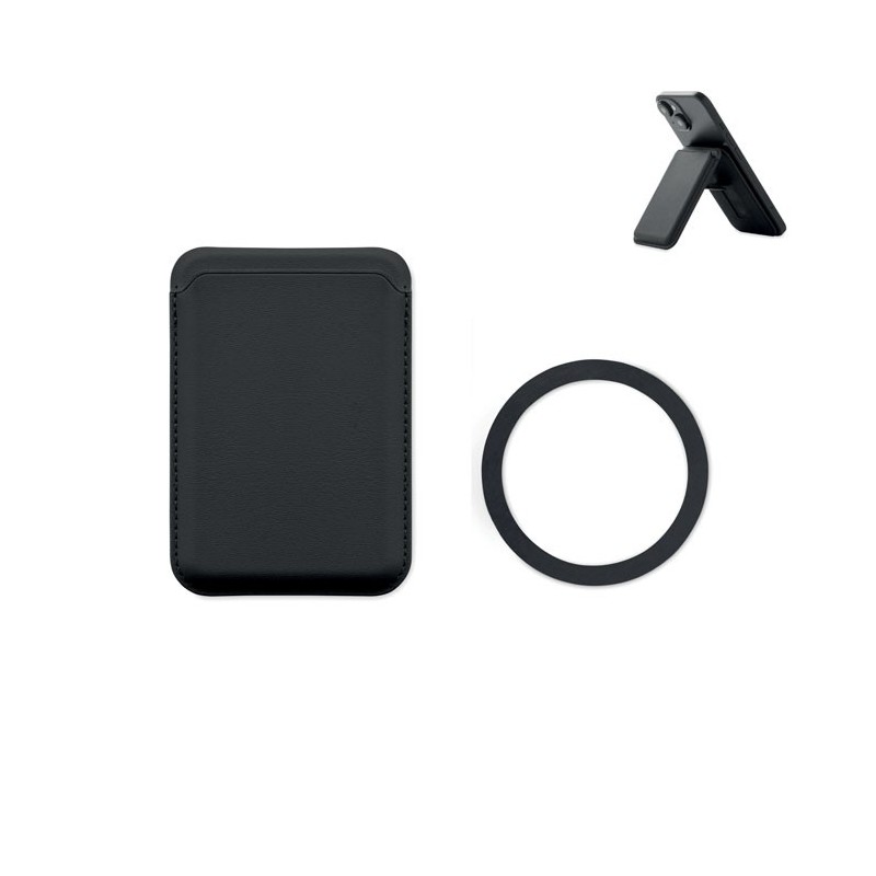 Porte-cartes magnétiqueCouleur:Noir
