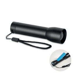 Lampe rechargeable en alu.Couleur:Noir