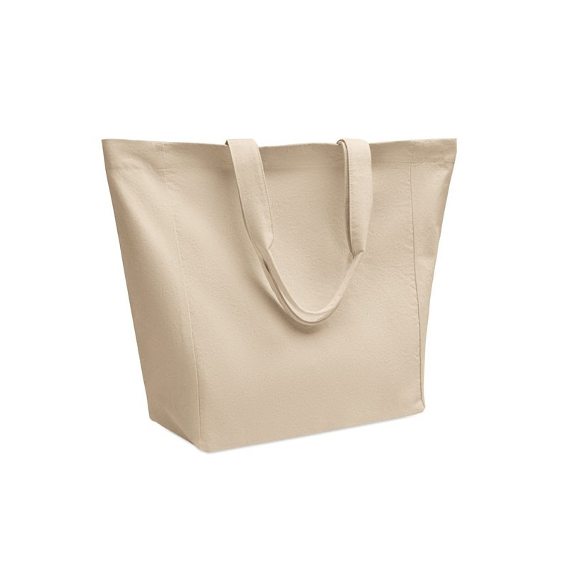 Sac shopping en cotonCouleur:Beige