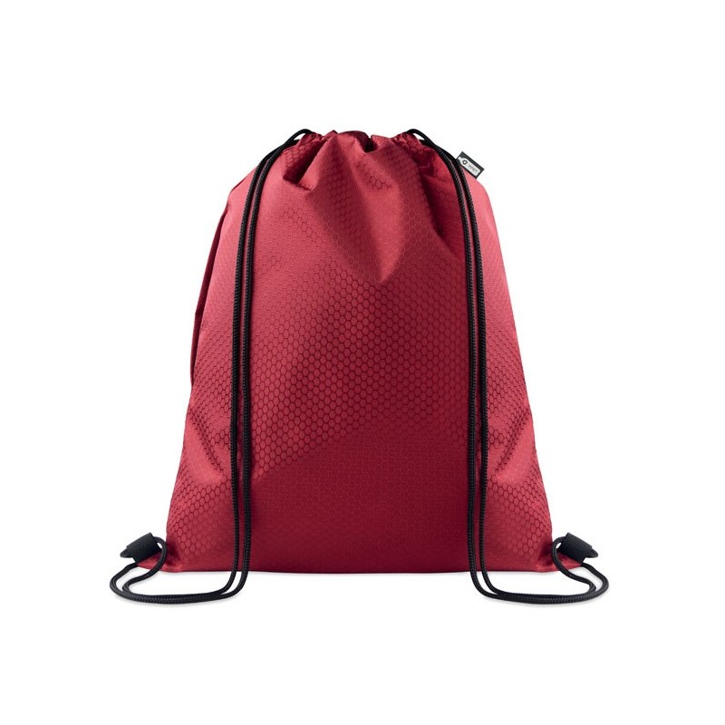 Sac à cordon en 420D RPETCouleur:Bordeaux