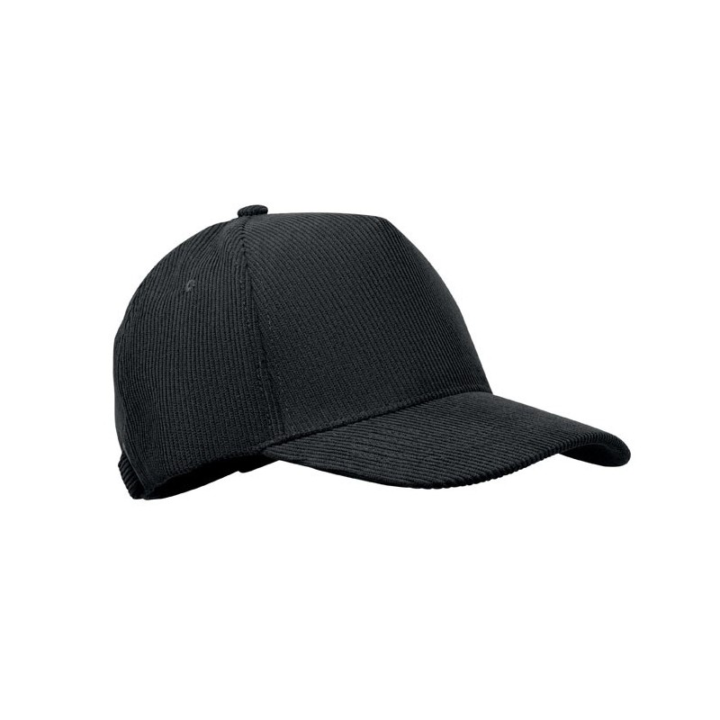 Casquette 5 pans en veloursCouleur:Noir