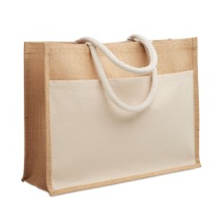 Sac shopping en juteCouleur:Beige