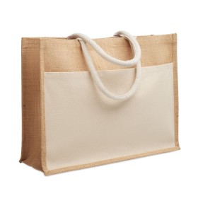 Sac shopping en juteCouleur:Beige