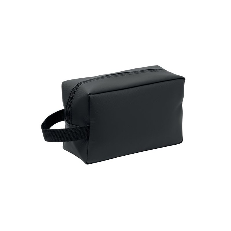 Trousse de toilette 600D RPETCouleur:Noir