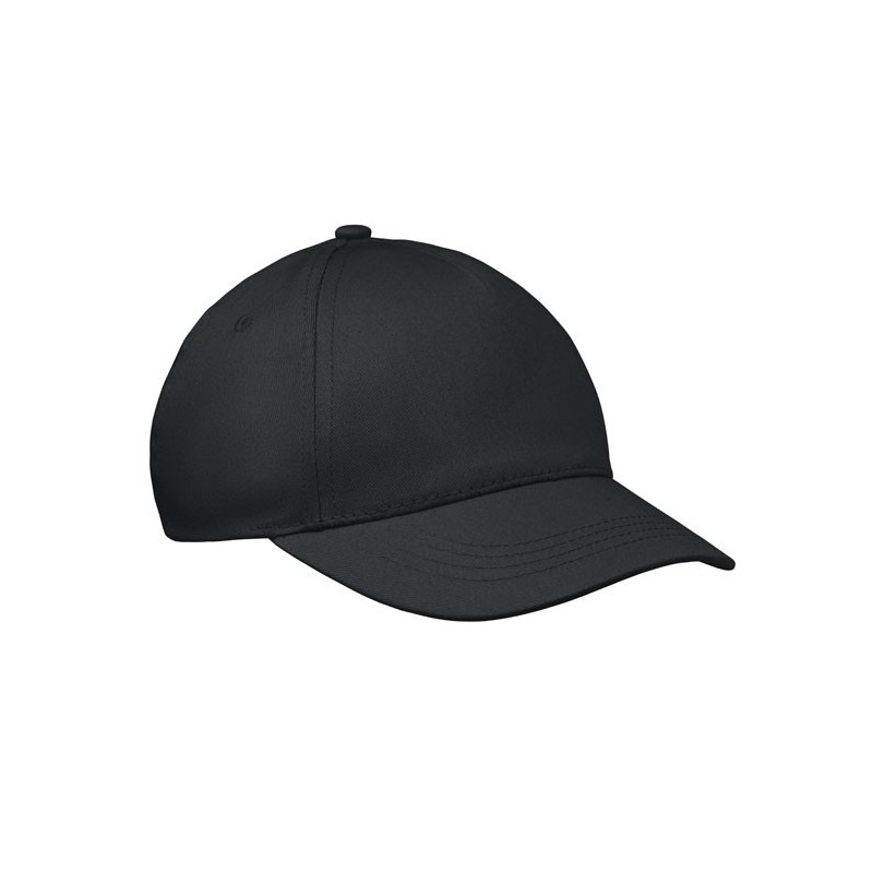 Casquette 5 pans pour enfantsCouleur:Noir