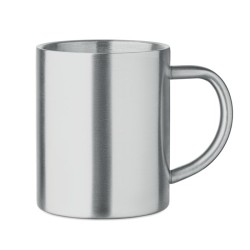 Mug en acier inox recycléCouleur:Argent mat