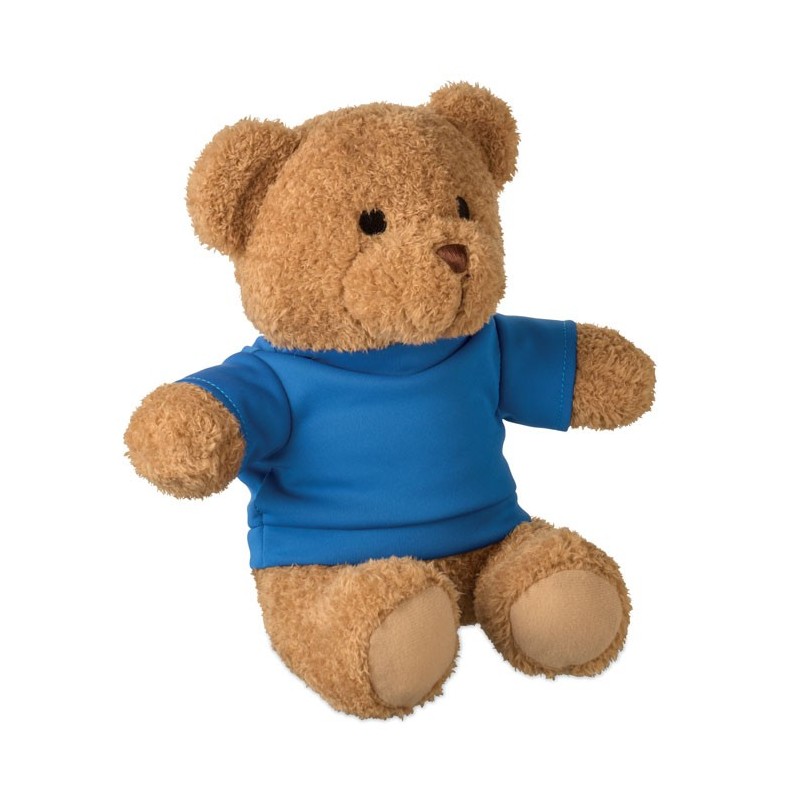 Peluche Ourson t-shirt 23cmCouleur:Bleu