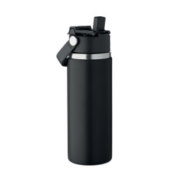 Bouteille double paroi 500 mlCouleur:Noir