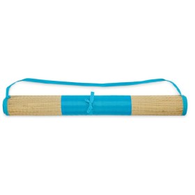 Natte plage paille naturelleCouleur:Turquoise