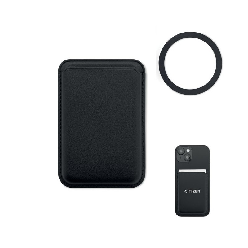 Porte-cartes magnétiqueCouleur:Noir