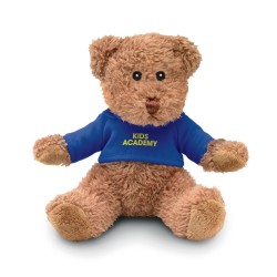 Peluche ourson avec t-shirtCouleur:Bleu