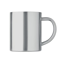 Mug en acier inox recycléCouleur:Argent mat