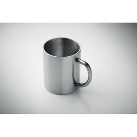 Mug en acier inox recycléCouleur:Argent mat