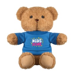Peluche Ourson t-shirt 23cmCouleur:Bleu