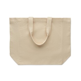 Sac shopping en cotonCouleur:Beige