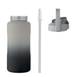 Bouteille d'eau RPET 2LCouleur:Noir