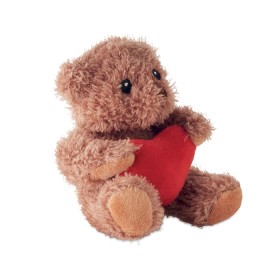 Petit ours peluche avec cœurCouleur:Rouge