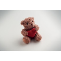 Petit ours peluche avec cœurCouleur:Rouge