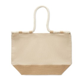 Sac de plage en toileCouleur:Beige