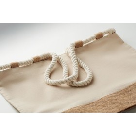Sac de plage en toileCouleur:Beige