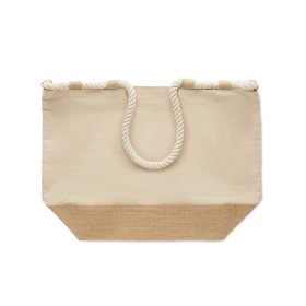 Sac de plage en toileCouleur:Beige