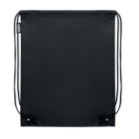 Sac à cordon RPET non tisséCouleur:Noir