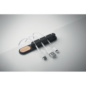 Séparateur câbles en siliconeCouleur:Noir