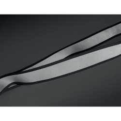 Lanyard réfléchissant  en RPETCouleur:Noir
