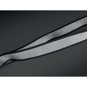 Lanyard réfléchissant  en RPETCouleur:Noir