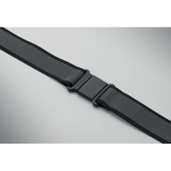 Lanyard réfléchissant  en RPETCouleur:Noir