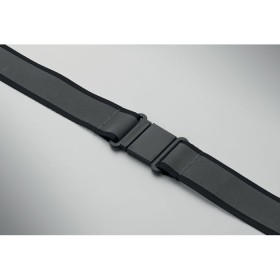 Lanyard réfléchissant  en RPETCouleur:Noir