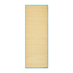 Natte plage paille naturelleCouleur:Turquoise