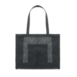 Sac shopping en maille RPETCouleur:Noir