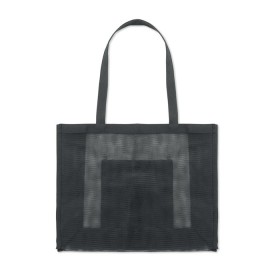 Sac shopping en maille RPETCouleur:Noir